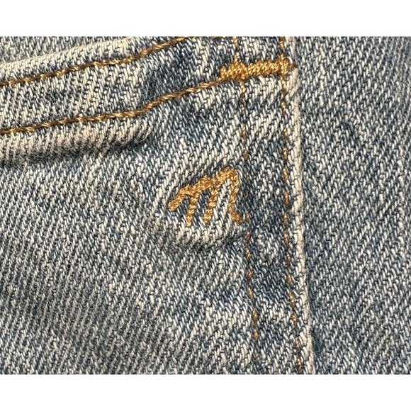 Madewell High-Rise Denim Shorts Women's 26 Distressed w/5 Pockets Button/ZipUp - Picture 6 of 10